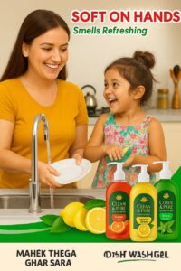 dish wash gel poster