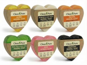 handmade herbal soap set 6