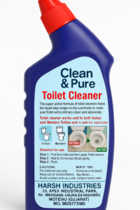 clean & pure power plus sparkling lemon toilet cleaner, 500ml| new efetive organic formulated | long lasting fragneas |